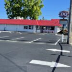 Parking lot and striping - after